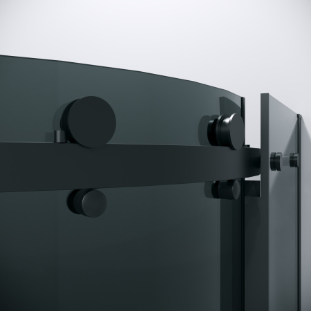 Душевой уголок Grossman Classic 301.K33.04.1010.21.10 100х100 стекло тонированное профиль черный без поддона